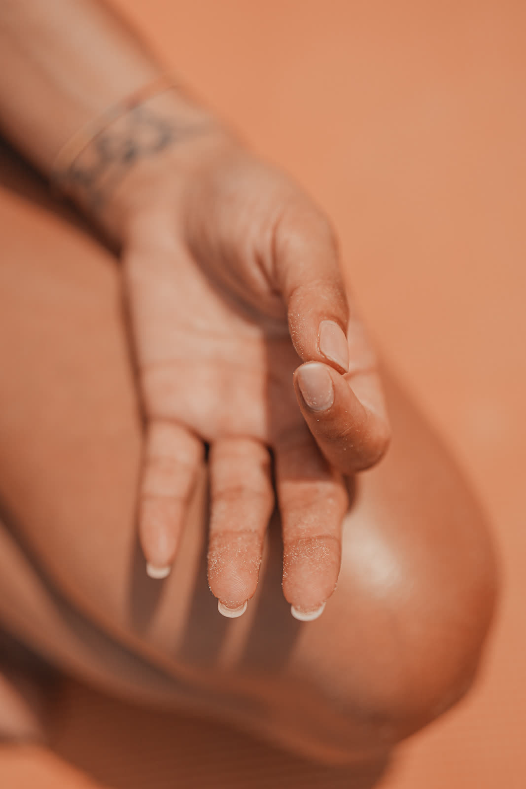 Open palm mudra