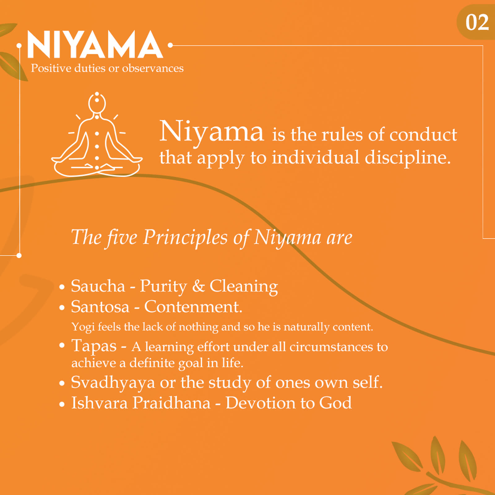 Niyama — personal observances