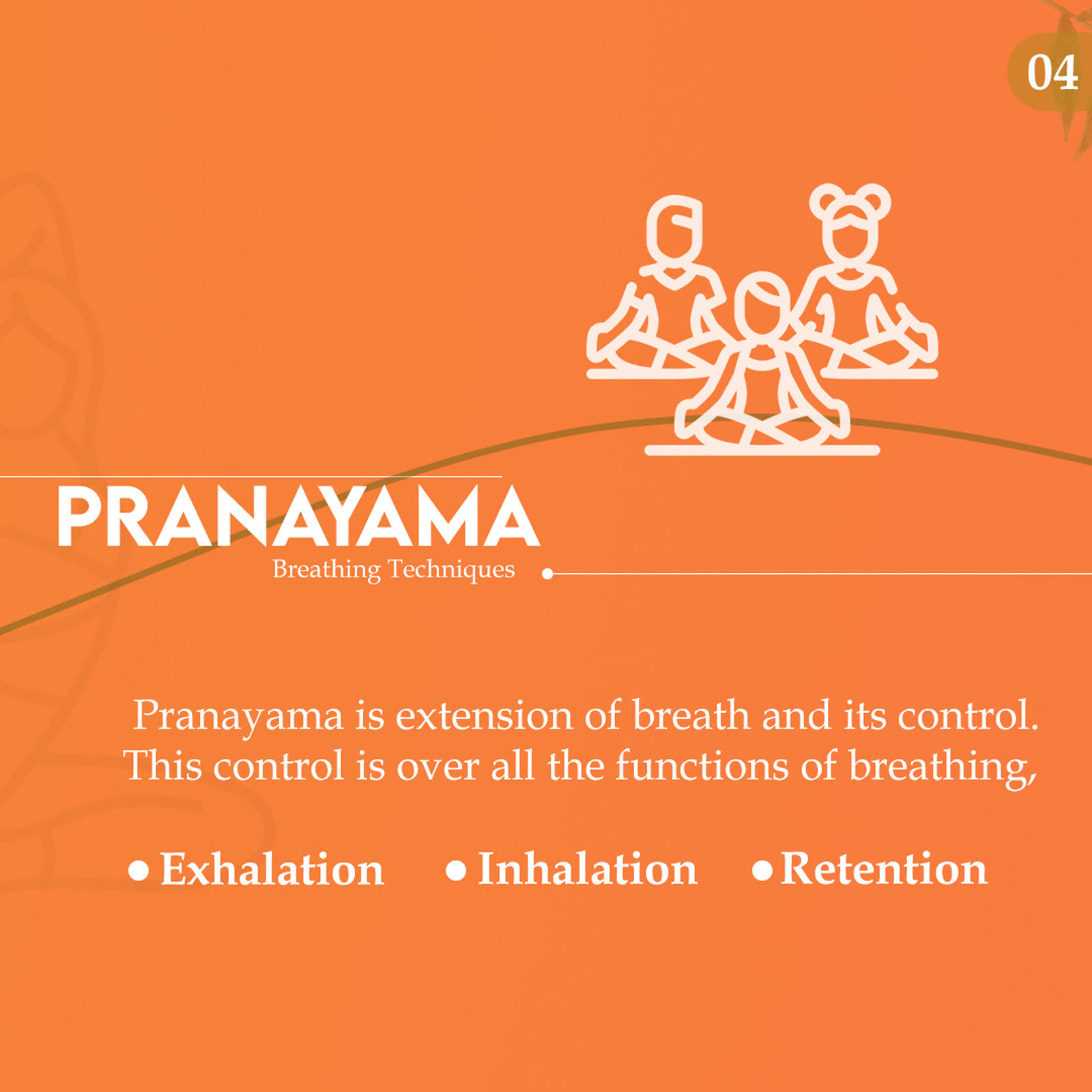 Pranayama — breath control